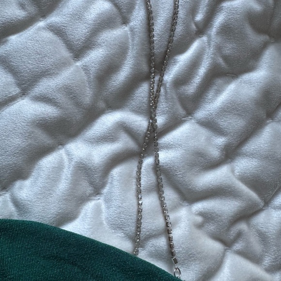 Emerald Green One-Shoulder Beaded Top - Picture 2 of 3